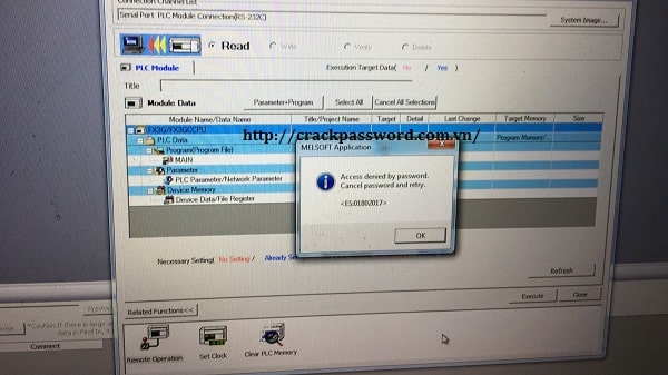 unlock_ plc_mitsubishi_fx3g